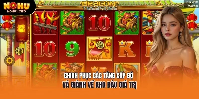 Chinh phục các tầng cấp độ và giành về kho báu giá trị